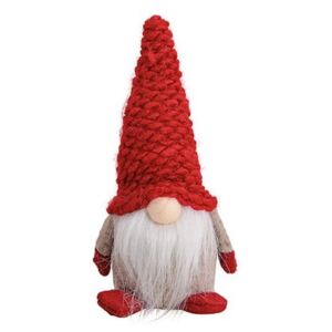 Vianočný škriatok Cukráčik s červenou čiapkou 18 cm