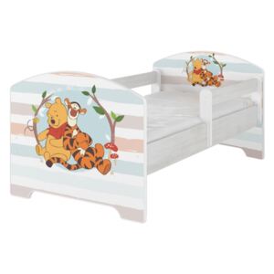 BabyBoo Detská postel Disney - Medvídek PÚ proužek, D19