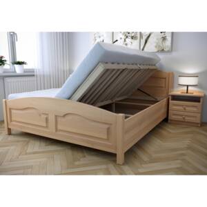 Drevená posteľ Vanesa s úložným priestorom