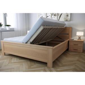 Drevená posteľ Laura s úložným priestorom