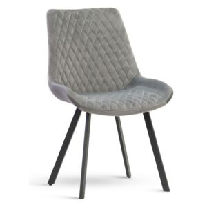 Židle KANSAS Odstíny: tmavě šedá