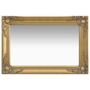 Nástenné zrkadlo v barokovom štýle 60x40 cm zlaté