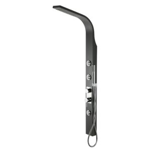 Hydromasážny sprchový panel Corsan A-052 Tosca čierny RAL 9017