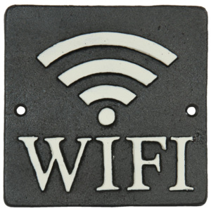 Clayre & Eef Ceduľka WiFi - 12*12 cm