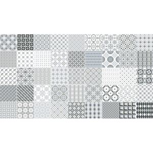 Obklad bielo-šedý patchwork 20x20cm METROCHIC METROSIGNS