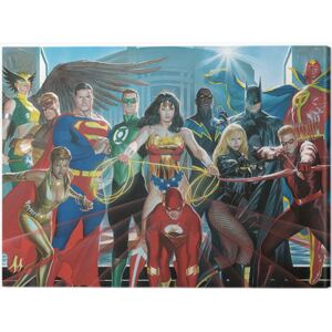 Obraz na plátne Liga Spravodlivosti - Characters, (80 x 60 cm)