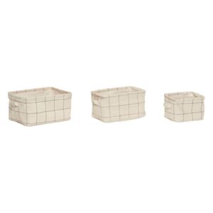 Úložné košíky Squares - set 3ks