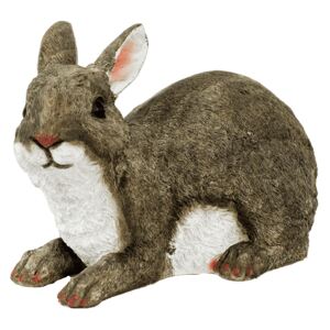 Zajac hnedý 22 cm hnedá polyresin