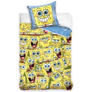Bavlnené obliečky - SpongeBob - Sponge Bob Kam sa pozrieš - 140x200 + 70x90