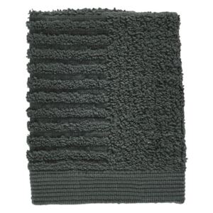Tmavozelený uterák zo 100% bavlny na tvár Zone Classic Pine Green, 30 × 30 cm
