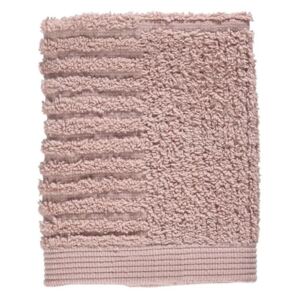 Svetloružový uterák zo 100% bavlny na tvár Zone Classic, 30 × 30 cm