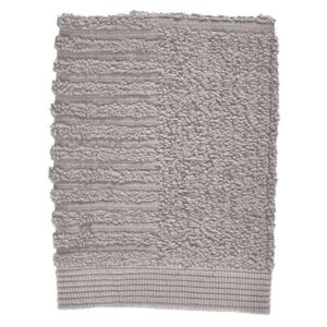 Sivý uterák zo 100% bavlny na tvár Zone Classic Gull Grey, 30 × 30 cm