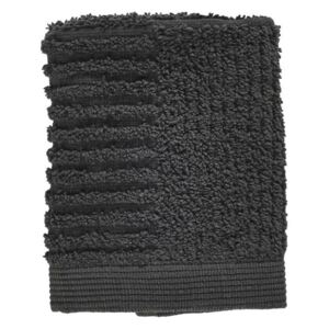 Antracitovosivý uterák zo 100% bavlny na tvár Zone Classic, 30 × 30 cm
