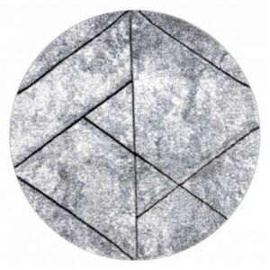 Kusový koberec Wall šedý kruh, Velikosti 120cm