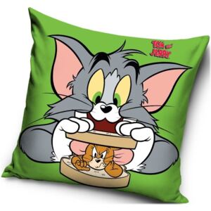 Carbotex · Obliečka na vankúš Tom a Jerry - motív Sendvič - 40 x 40 cm