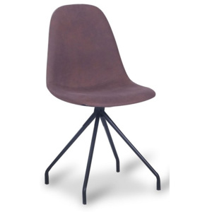 Jedálenská stolička, hnedá/čierna, BALRAM | TEMPO KONDELA