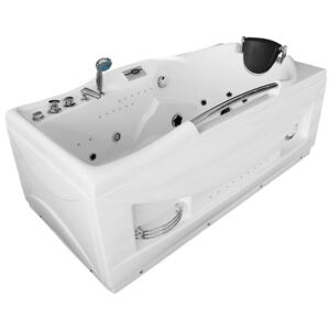 M-SPA - Kúpeľňová vaňa pravá s hydromasážou 174 x 90 x 70 cm