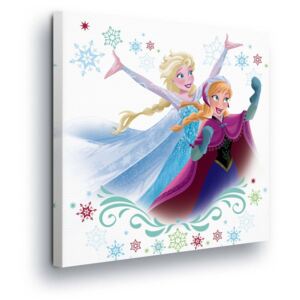 Obraz na plátne - Disney Frozen Sisters III 40x40 cm