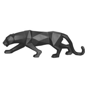 Matne čierna soška PT LIVING Origami Panther