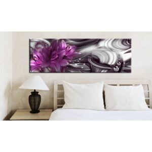Obraz fialový nádych kvetov - Purple Depth