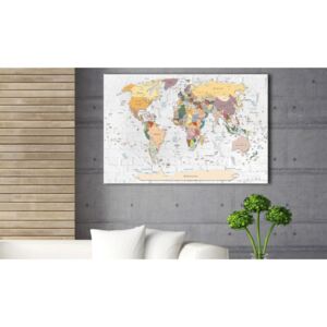 Obraz veľká mapa sveta - Walls of the World