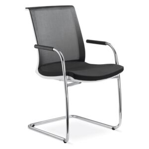 LD Seating konferenčná stolička LYRA NET 213-KZ-N2, kostra šedá