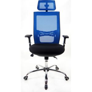 MERCURY kancelárska stolička MARIKA YH-6068H modrá