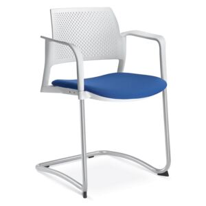 LD SEATING konferenční stolička DREAM+ 101-WH/B-N2, kostra šedá
