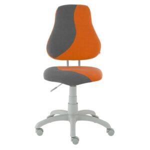 ALBA detská stolička FUXO S-line oranžovo-sivá