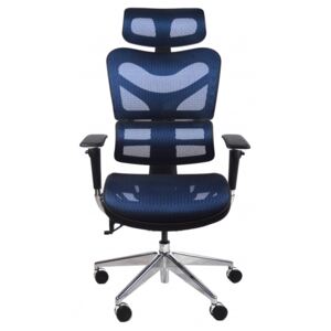 MERCURY kancelárská stolička ARIES JNS-701, modrá W-15