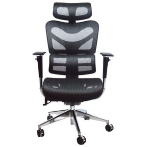 MERCURY kancelárská stolička ARIES JNS-701, šedá W-10
