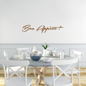 GLIX Bon Appétit - nálepka na stenu Hnedá 50 x 10 cm