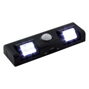 APT Osvetlenie s pohybovým senzorom 8 LED, 3x AA - čierna, ZD26B
