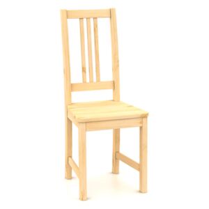 BRADOP stolička celodrevená borovica