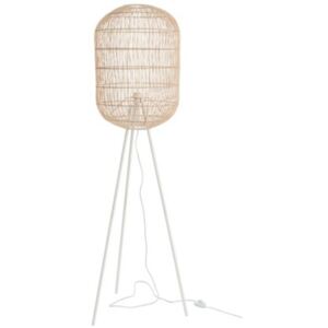 Lampa béžová bambusová stojaca NORDIC FEELINGS