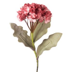 Umelá kvetina Hortenzia red 1P131, H85cm