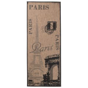 Kusový koberec Paríž hnedý atyp, Velikosti 80x200cm