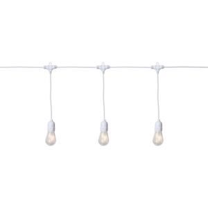 Biela vonkajšia svetelná LED reťaz Best Season String, 10 svetielok