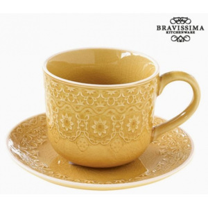 Bravissima Kitchen Porcelánová šálka Farba: Žltá