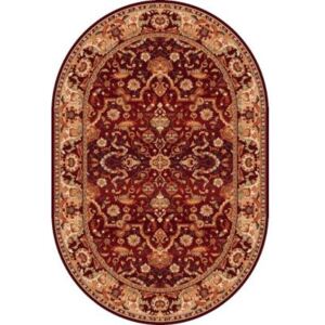 Kusový koberec Rejent vínový - ovál (burgundy) 170 x 240 cm ovál