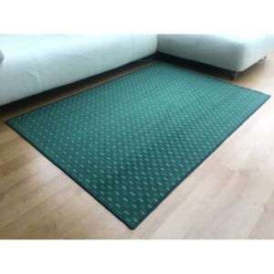 Kusový koberec Valencia zelená Kulatý průměr 57 cm