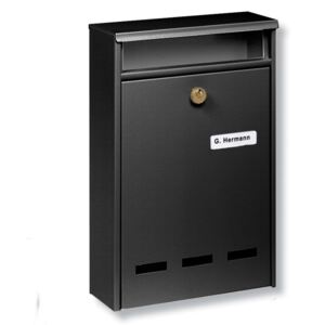 Priestorová poštová schránka WISMAR B5, čierna