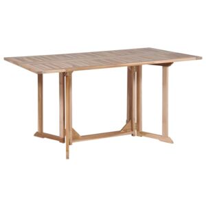 Skladací jedálenský stôl z teakového dreva 150x90x75 cm