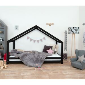 Benlemi Detská posteľ domček Sidy 70x160 cm Farba: Čierna