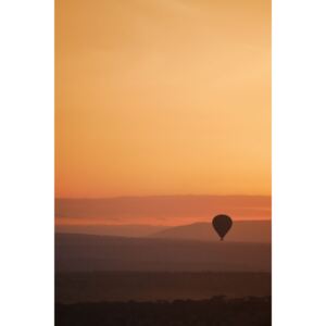 Umelecká fotografia Sunset balloon ride, Maurits Bausenhart