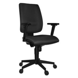 ANTARES Kancelárska stolička 1380 FLUTE čierna, s opierkami AR08 Antares
