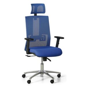 B2B Partner Kancelárska stolička ESSEN, modrá + Záruka 7 rokov