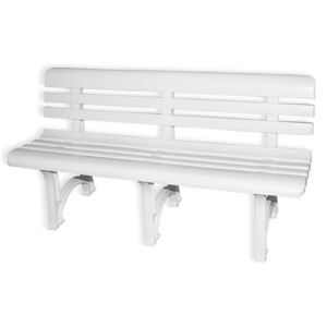 OLYMPIA - PVC záhradné lavice 150 cm biele - Doppler