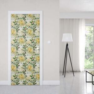 GLIX Fototapeta na dvere - Vintage Floral Pattern