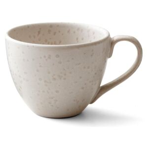 Krémovobiela kameninová šálka na čaj Bitz Basics Matte Cream, 460 ml